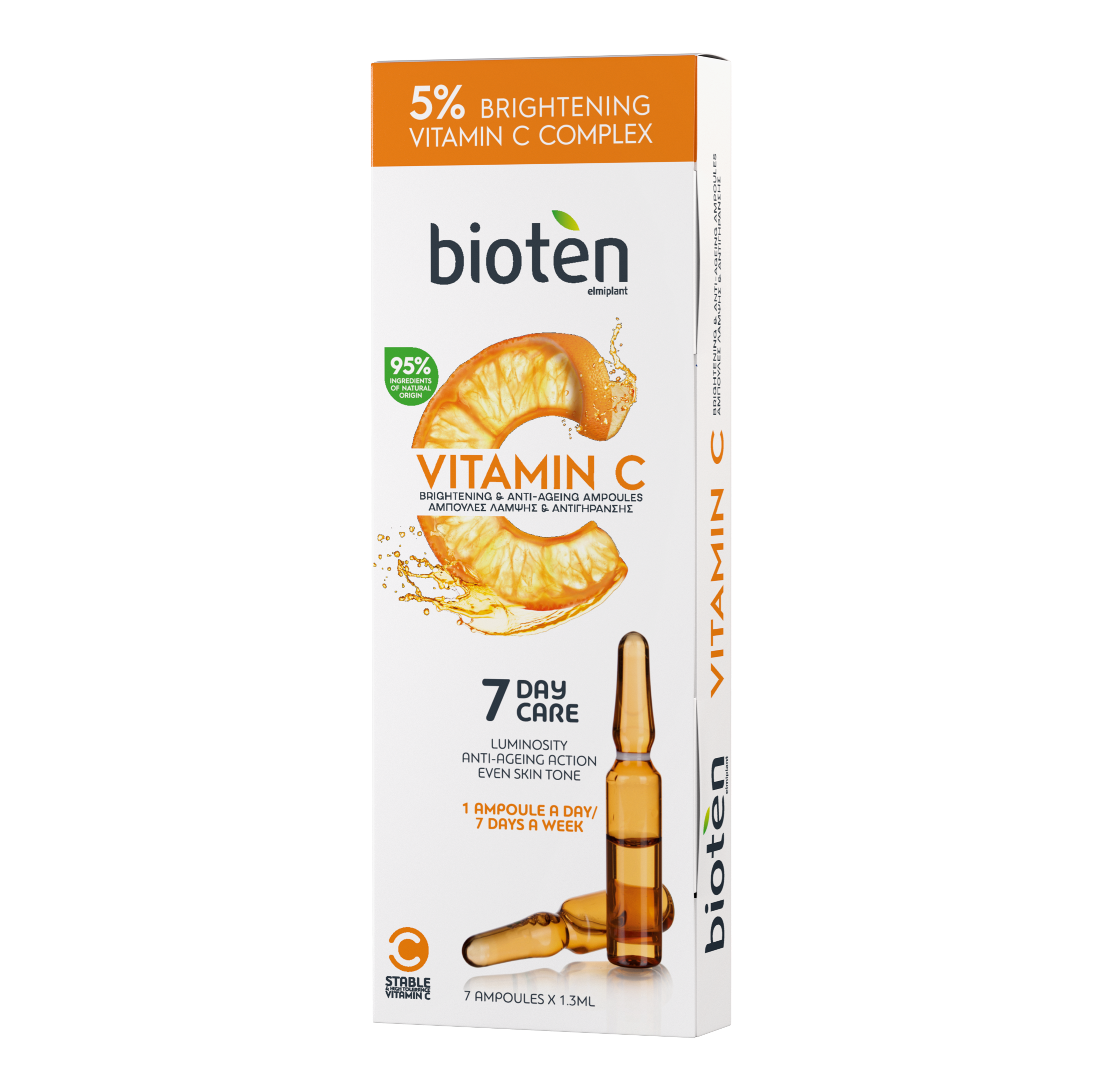 7 Day Care Vitamin C Brightening and Anti-Ageing Ampoules