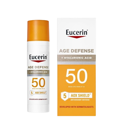 Age Defense + Hyaluronic Acid Sunscreen SPF50