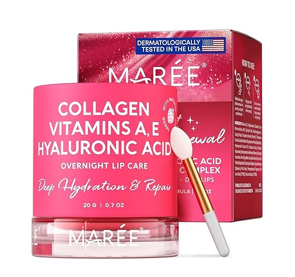 Collagen, Vitamins A, E & Hyaluronic Acid Overnight Lip Care