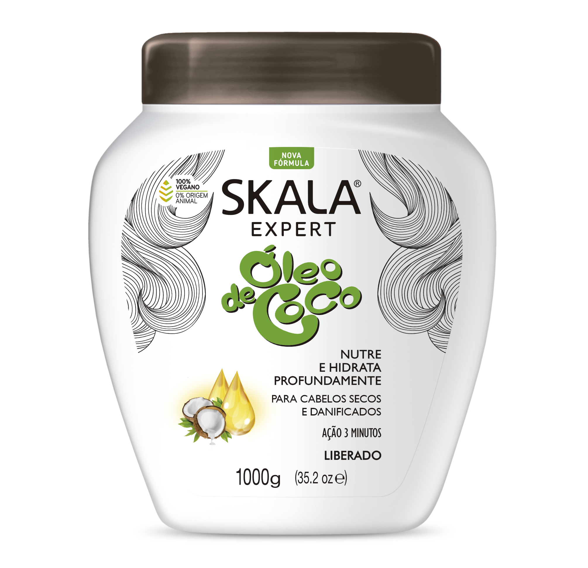 Creme de Tratamento Oleo de Coco