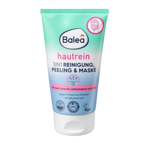 Hautrein 3-in-1 Cleansing, Peeling & Mask