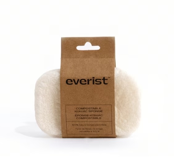 Compostable Konjac Body Sponge