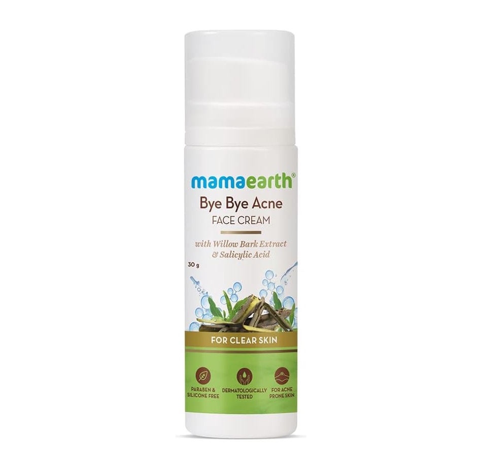 Bye Bye Face Cream with Willow Bark Extract & Salicylic Acid
