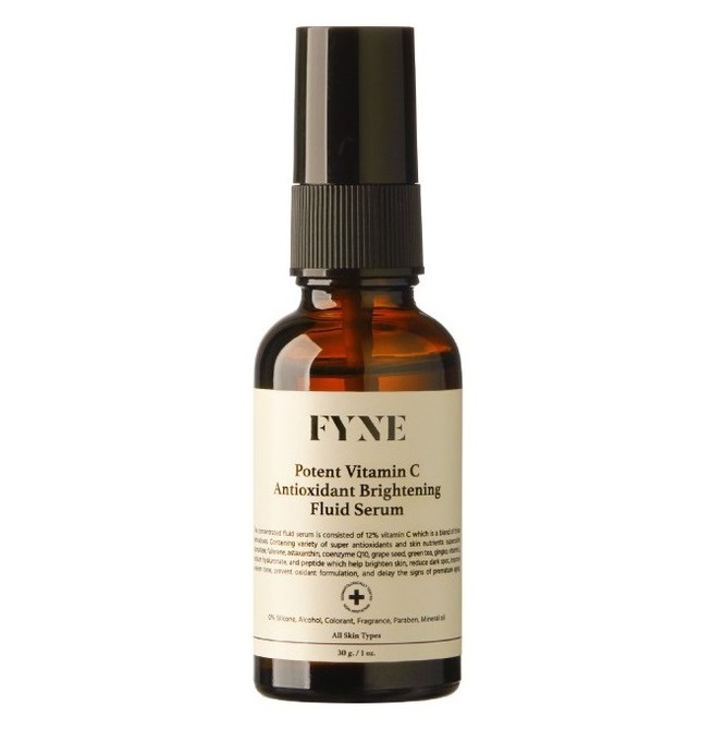 Potent Vitamin C Antioxidant Brightening Fluid Serum