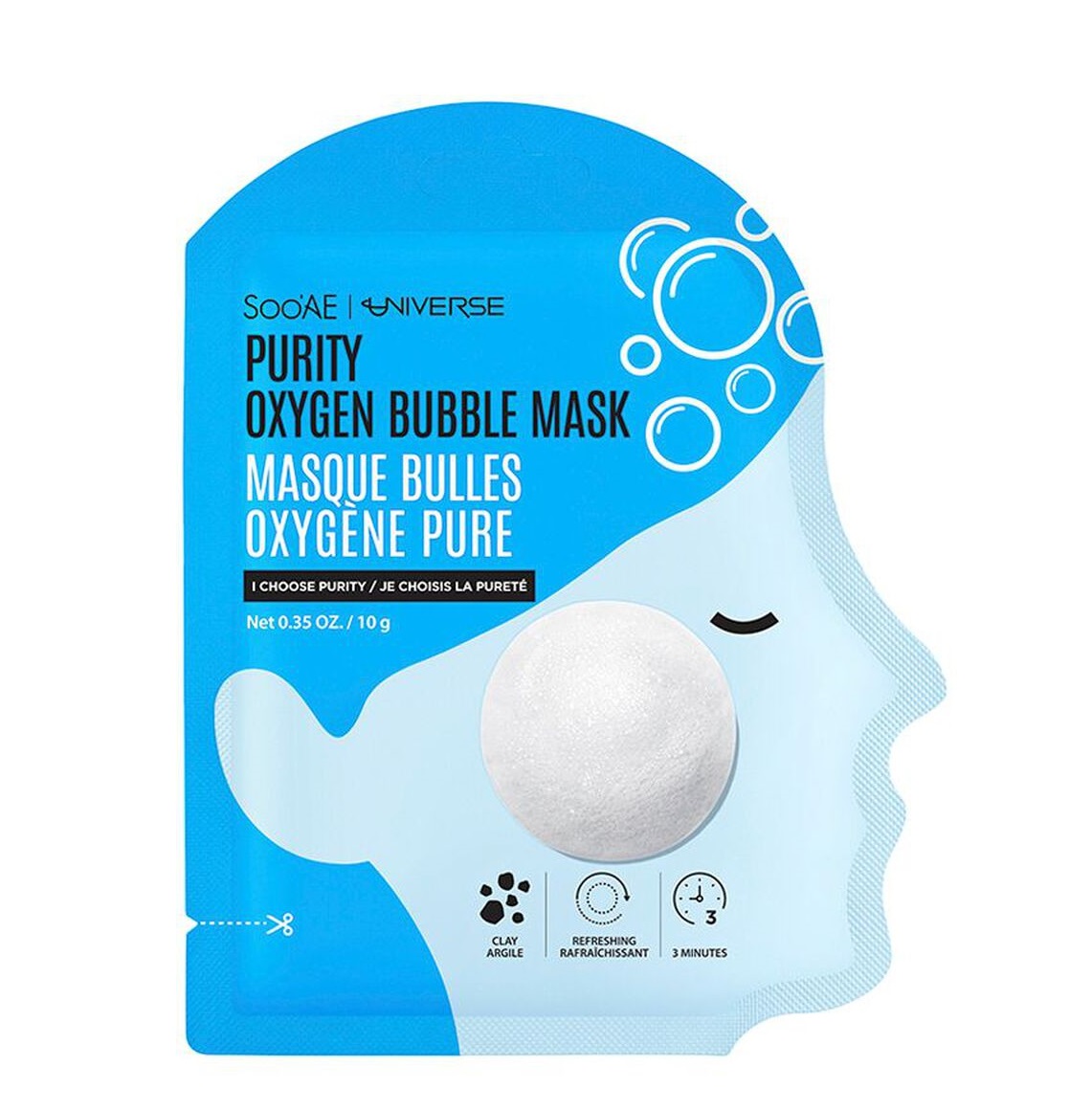 Purity Oxygen Bubble Mask