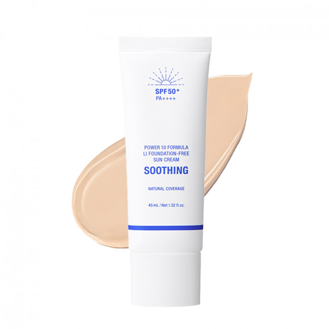Power 10 Formula Li Foundation-Free Sun Cream SPF50+ PA++++